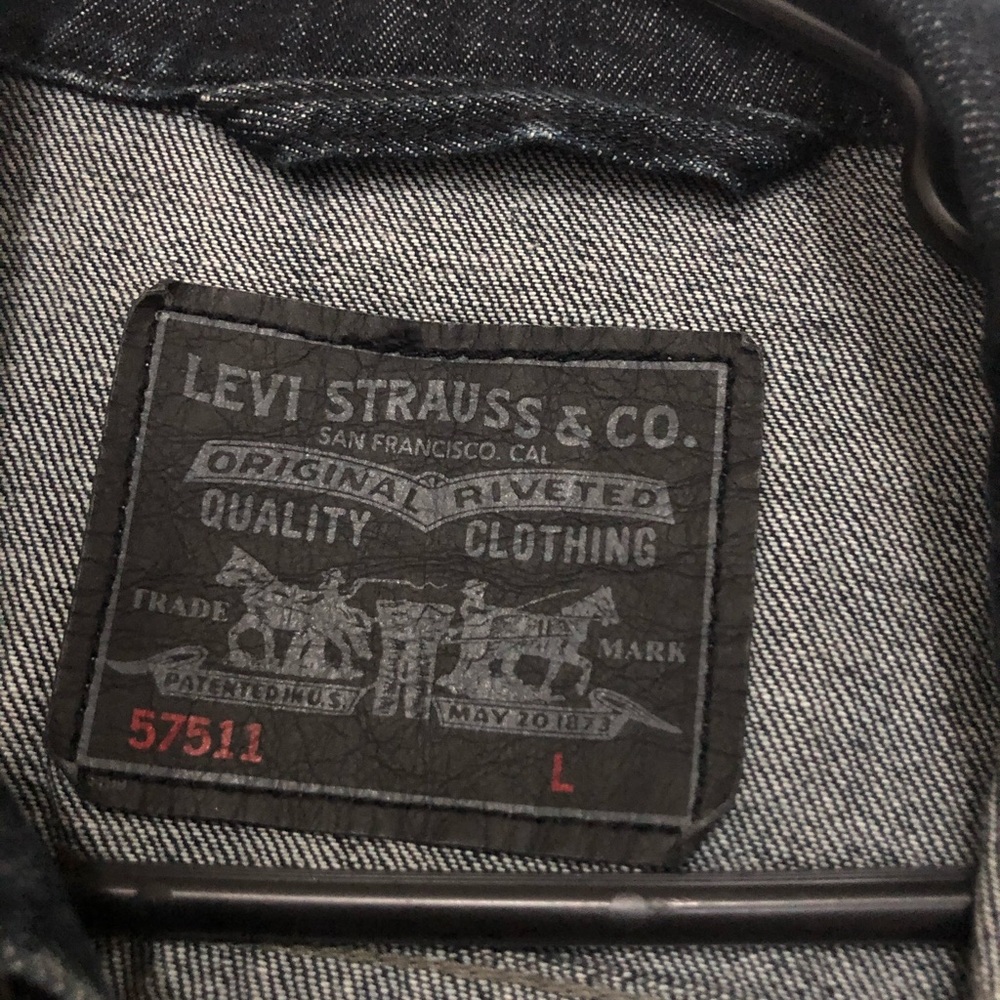 Dark denim jacket - Picture 2 of 4